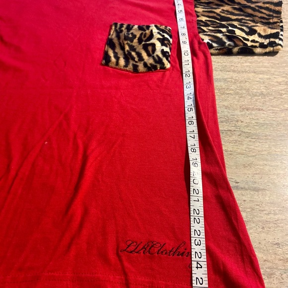 LIR Clothing t-shirt with leopard print - Picture 7 of 16